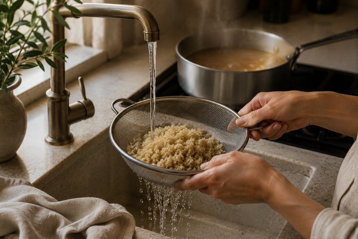 Rinse and simmer